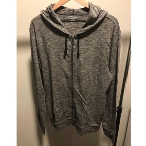 SALE‼️Express Heather light Gray Pull over Jacket